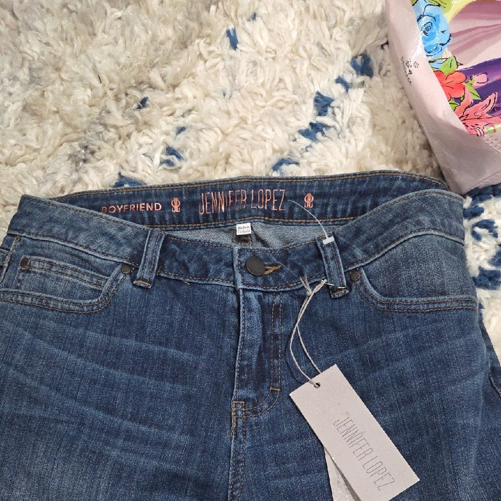 Jennifer Lopez Women's Denim Boyfriend Jeans